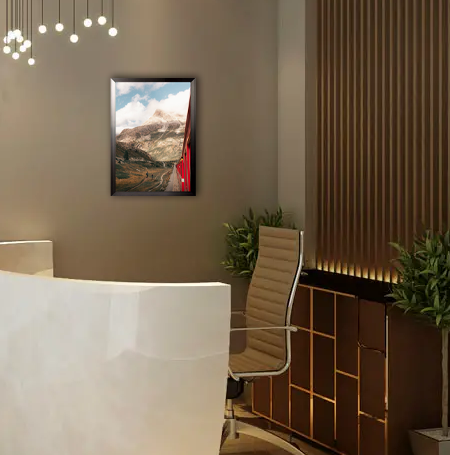 13x19 Poster Frame (SwingFrame Carbon Steel Poster Display)