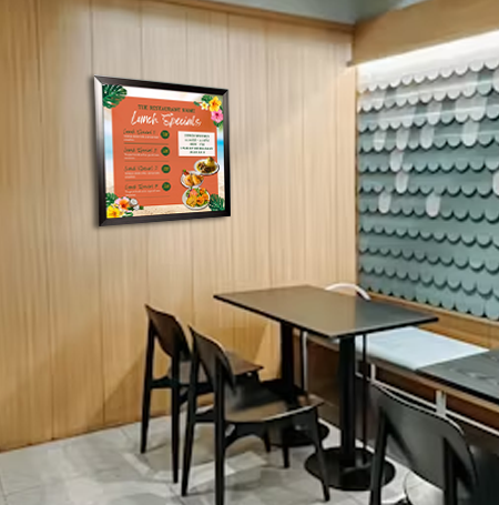 20x20 Poster Frame (SwingFrame Carbon Steel Poster Display)