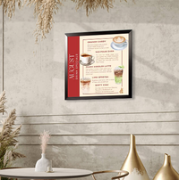 24x24 Poster Frame (SwingFrame Carbon Steel Poster Display)