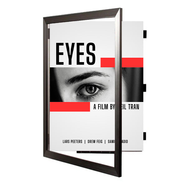 30x40 Poster Frame (SwingFrame Carbon Steel Poster Display)