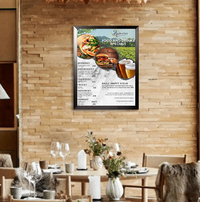 30x40 Poster Frame (SwingFrame Carbon Steel Poster Display)