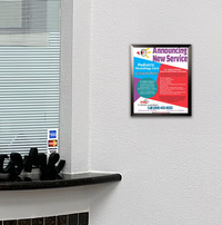 8x10 Poster Frame (SwingFrame Carbon Steel Poster Display)