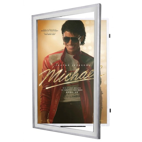 SwingFrame 27x39 Movie Poster Frame | Quick Change, Swing Open Metal Frame