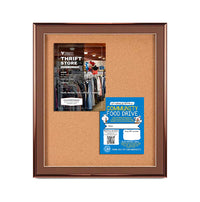 Designer Metal 8.5" x 14" Enclosed Bulletin Board SwingFrames