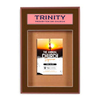 Designer Metal Bulletin Board SwingFrames with Header and LED Lights