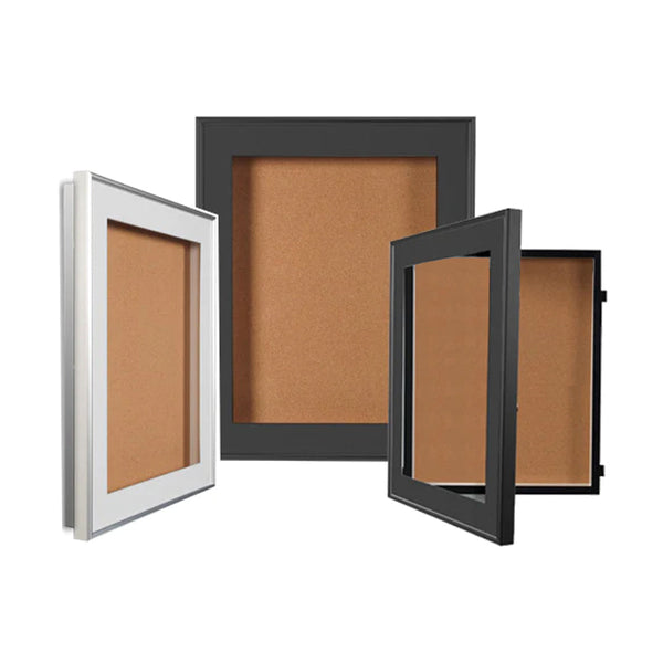 18 x 24 Designer Metal Bulletin Board SwingFrames with Lights