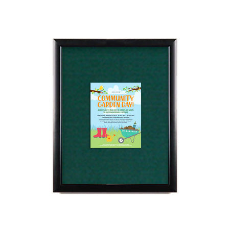 Super Wide-Face 8.5x11 Enclosed Bulletin Board SwingFrames