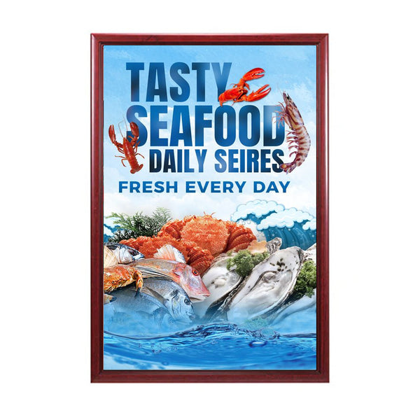 17x22 Wood Frame (353) Poster Display SwingFrames