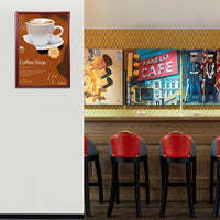 12x36 Wood Frame (353) Poster Display SwingFrames