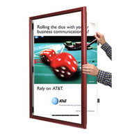 10x12 Wood Frame (353) Poster Display SwingFrames