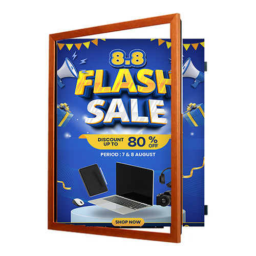 11x14 Wood Frame (361) Poster Display SwingFrames