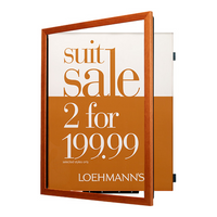 24x32 Wood Frame (361) Poster Display SwingFrames