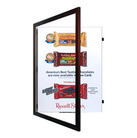 22 x 28 Frame for Poster with SwingFrame, Swing Open Bold Wood Frame #362 in 9 Finishes