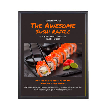 11x17 Poster Frame | Classic Metal SwingFrame Wide-Face Poster Display with 1-Inch-Wide Profile Swing Open, Quick Change