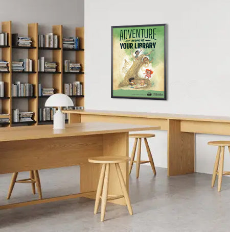 24x32 Frame | SwingFrame Wide Face 24 x 32 Poster Display, Swing Open ...