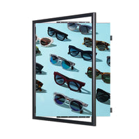 48x60 Large Poster Frame Wide-Face Poster Display SwingFrame, Quick Change, Swing Open Metal Frame