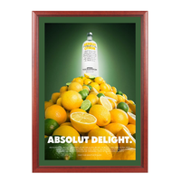 Wood 353 Poster Display SwingFrames 12x18 with Matboard