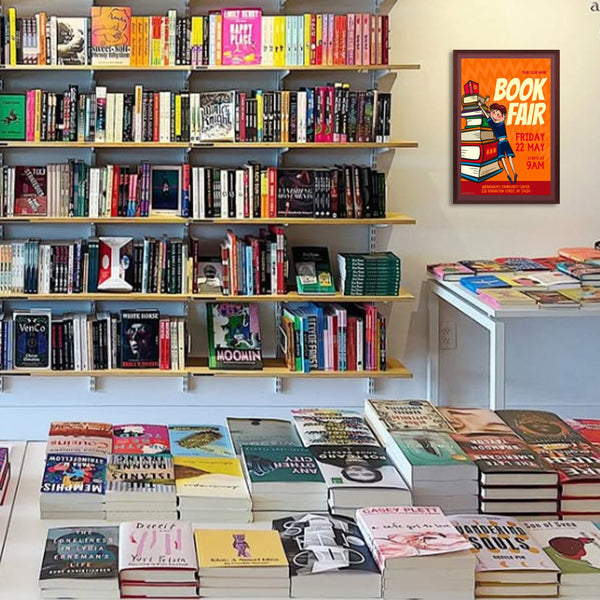 Wood 361 Poster Display SwingFrames 12x12 With Matboard