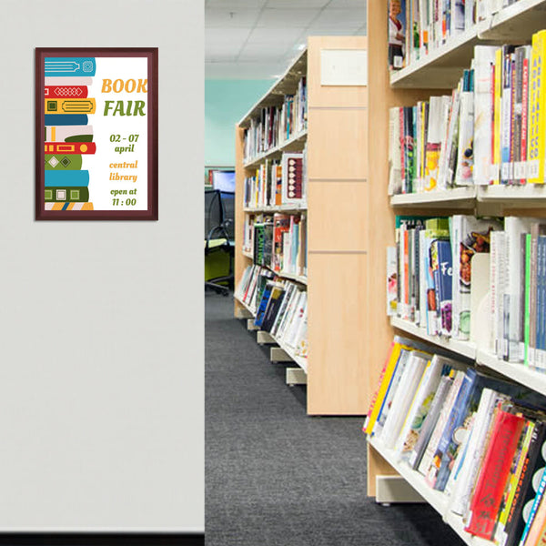 Wood 361 Poster Display SwingFrames 12x16 With Matboard