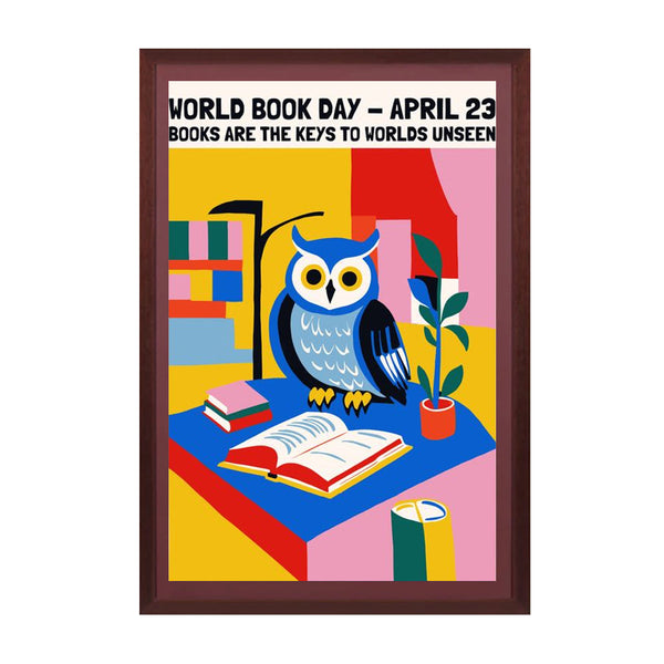 Wood 361 Poster Display SwingFrames 14x22 With Matboard