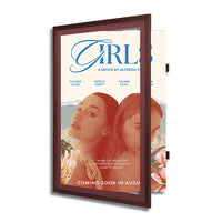 SwingFrame Wood 361 Poster Display Frame 36x48 with Matboard Border