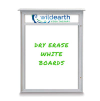 18" x 24" Outdoor Message Center - Magnetic White Dry Erase Board