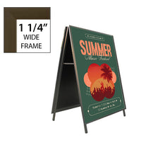 A-Frame 16x20 Sign Holder | Snap Frame 1 1/4" Wide