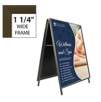 A-Frame 24x48 Sign Holder | Snap Frame 1 1/4" Wide