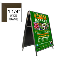 A-Frame 27x39 Sign Holder | Snap Frame 1 1/4" Wide