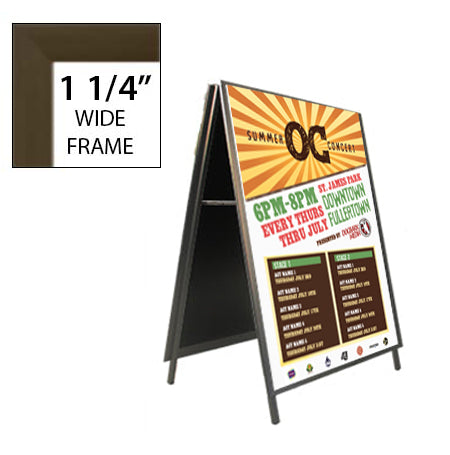 A-Frame 27x41 Sign Holder | Snap Frame 1 1/4" Wide