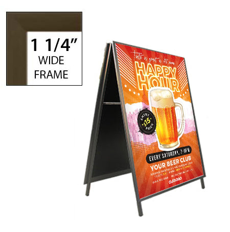 A-Frame 36x42 Sign Holder | Snap Frame 1 1/4" Wide