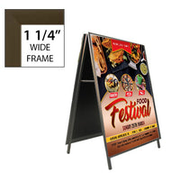 A-Frame 40x50 Sign Holder | Snap Frame 1 1/4" Wide