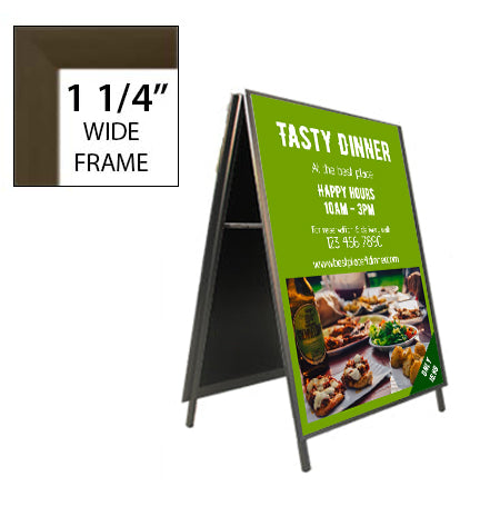 A-Frame 48x48 Sign Holder | Snap Frame 1 1/4" Wide