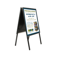 A-Frame 20x20 Sign Holder | with SECURITY SCREWS on Snap Frame 1 1/4" Wide