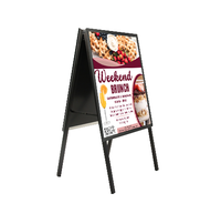 A-Frame 24x30 Sign Holder | with SECURITY SCREWS on Snap Frame 1 1/4" Wide
