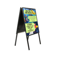 A-Frame 24x36 Sign Holder | with SECURITY SCREWS on Snap Frame 1 1/4" Wide
