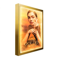 SwingSnap LED Backlit Lightboxes | Quick Change Poster Snap Frame with Metal Display Case 24 Sizes