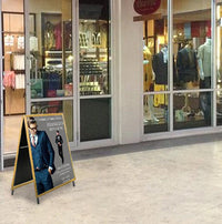 A-Frame 20x20 Sign Holder | WOOD Snap Frame 1 1/4" Wide