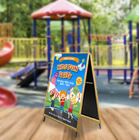 A-Frame 16x24 Sign Holder | WOOD Snap Frame 1 1/4" Wide