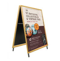 A-Frame 40x60 Sign Holder | WOOD Snap Frame 1 1/4" Wide