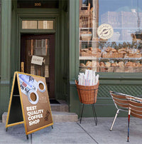 A-Frame 27x41 Sign Holder | WOOD Snap Frame 1 1/4" Wide