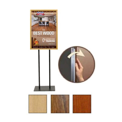 A-Frame 36x48 Sign Holder  Snap Frame 1 1/4 Wide with Radius Corners –  PosterDisplays4Sale