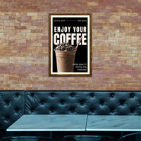 Designer Wood Snap Frames for Posters 12x36 (2" Wide Matboard)