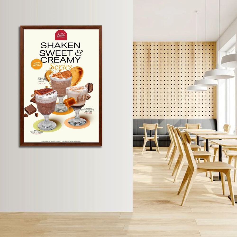 EXTRA-LARGE Wood 24x72 Frame Poster Snaps (1 1/4