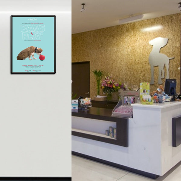 SwingSnaps Poster Snap Frames 12x18 (1" Wide with Radius Corners)