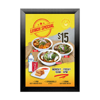 SUPER WIDE Snap Open 10 x 12 Frames (2 1/2" Profile for MOUNTED GRAPHICS)