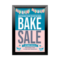 SwingSnap Poster Snap Frames with Bold 2 1/2" Profile for MOUNTED GRAPHICS on  1/8", 3/16", and 1/4" Thick Boards 40+ Sizes