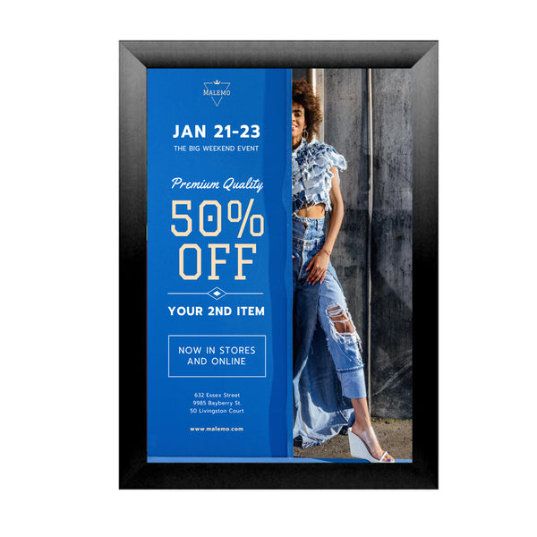 Extra Large 60 x 84 Poster Snap Frames (2 1/2" Profile for MOUNTED GRAPHICS)