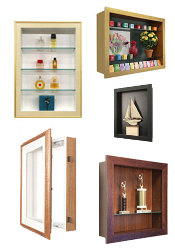 SwingFrame Extra Large 2-Inch Deep Shadow Boxes with Metal Frame ...
