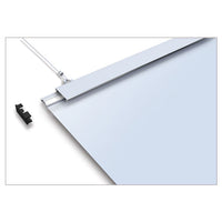 1" High Slender Line Rectangle Shaped Case Snap Poster Gripper - 96 Inches